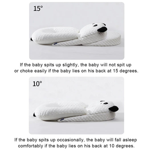 True Haven | Baby Feeding Wedge Pillow – Adjustable Incline Support, Machine Washable