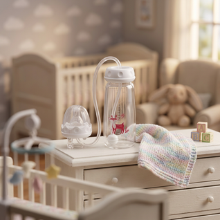 True Haven | Anti-Colic Baby Bottle – Flexible Feeding Bottle with Weighted Straw, BPA-Free, 150ml & 240ml