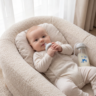 True Haven | Anti-Colic Baby Bottle – Flexible Feeding Bottle with Weighted Straw, BPA-Free, 150ml & 240ml