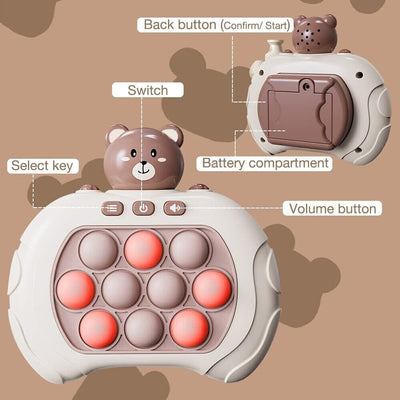 True Haven | Electronic Pop-It Game Console – Fast-Paced Reaction Game, Fun for Kids & Adults