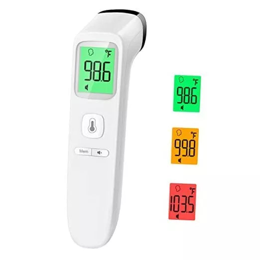 True Haven | No-Touch Baby Thermometer – Fast 1-Second Readings, Backlit Display for Night Use