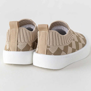 True Haven | Canvas First Walker Shoes – Slip-On Toddler Sneakers with Non-Slip Sole, 6-36 Months