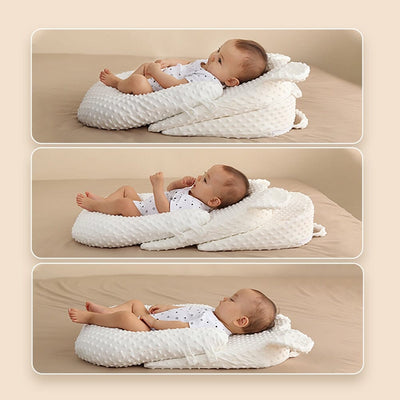 True Haven | Baby Feeding Wedge Pillow – Adjustable Incline Support, Machine Washable