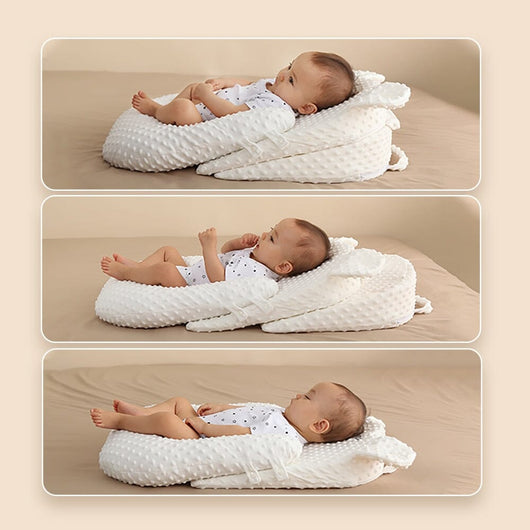 True Haven | Baby Feeding Wedge Pillow – Adjustable Incline Support, Machine Washable
