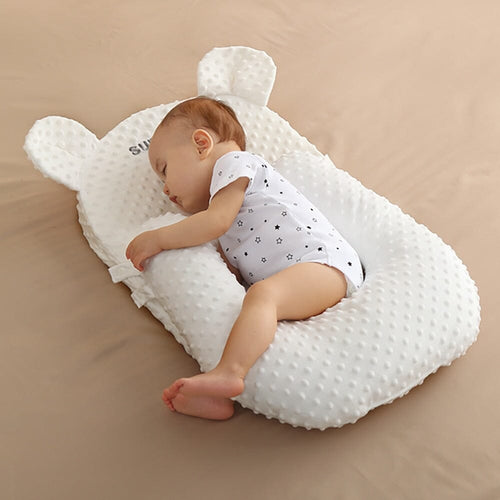 True Haven | Baby Feeding Wedge Pillow – Adjustable Incline Support, Machine Washable