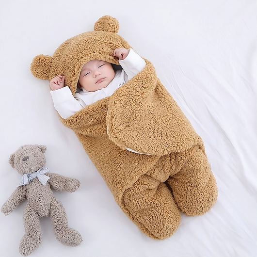 True Haven | Fleece Pram Suit – Warm Insulated Baby Snowsuit for Strollers, 0-6 Months, 6 Colors